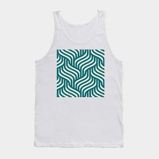 Leaf pattern Tank Top